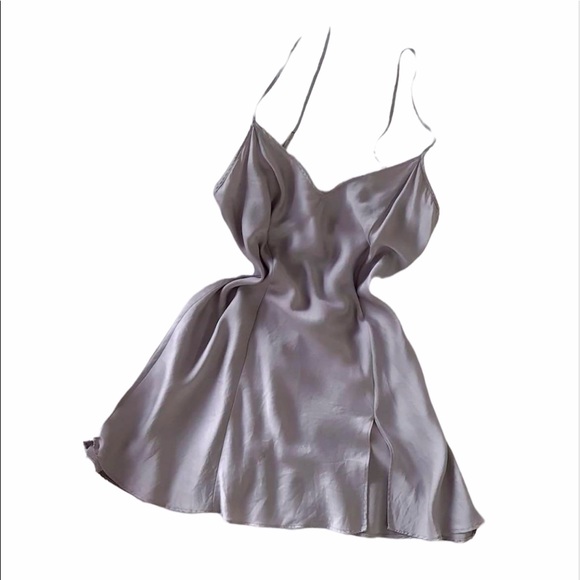 Rare Vintage VICTORIA’S SECRET Silk Y2K Slip Mini Dress S - Picture 4 of 9